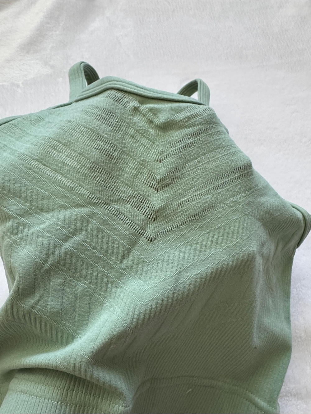 Sage Green Crop Top - Picture 2 of 4